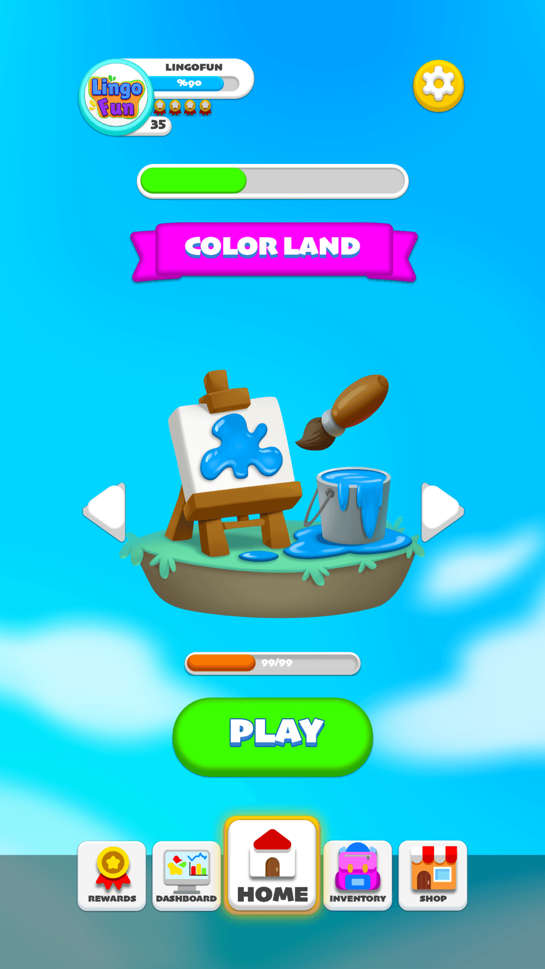 Learning English by playing games